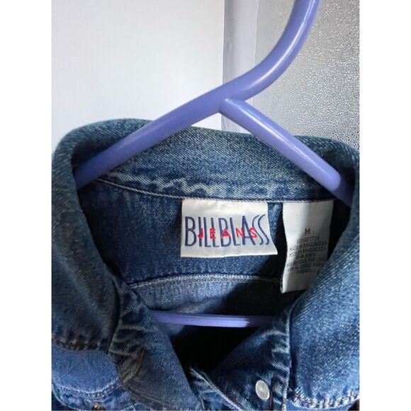 Bill Blass vintage size Medium 100% cotton denim jacket - Picture 6 of 7